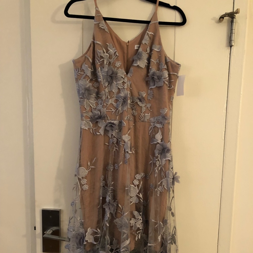 Dress the Population Blue Audrey Dress -never worn